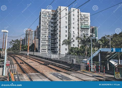 Jan The Light Rail Transit In Tuen Mun Hk Editorial Photo