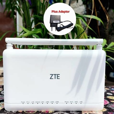 Jual Ont Gpon Zte Zxhn F L Ghz Dual Band Port Biru Shopee Indonesia