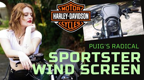 Puig Harley Davidson Sportster Windscreen Youtube