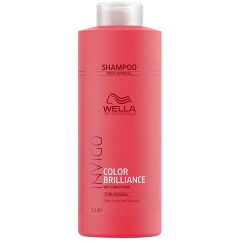 Wella Color Brilliance Shampoo 1000ml Finenormal Hair Care Hair