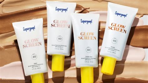 3 Shimmery Dupes For The Supergoop Glowscreen Sunscreen