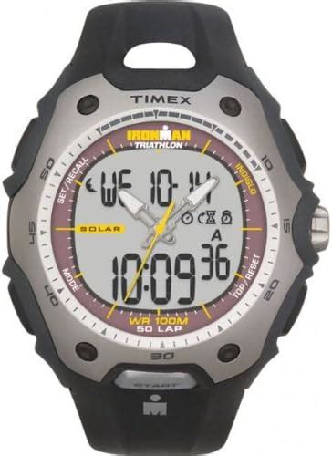 Timex Ironman Triathlon Lap Solar With Dual Tech Strap Watch