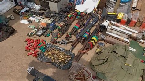 Photos Troops Raid Ipob Esn Supreme Headquarters In Imo Recover Weapons