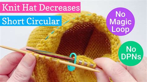 How To Finish Knitting A Hat With Circular Needles Without Dpns Or