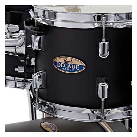 Pearl Decade Maple Pc Shell Pack Slate Black At Gear Music