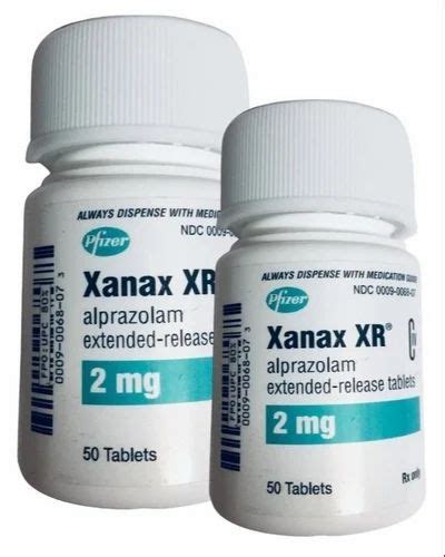 Xanax Xr Alprazolam 2 Mg Tablets At Rs 1900bottle Anti Anxiety