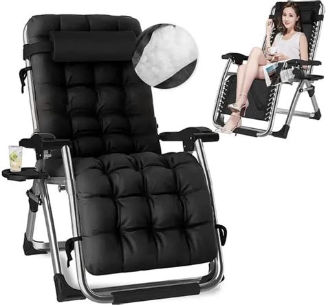 Lounges Chair Adjustable Steel Mesh Zero Gravity Chair Folding