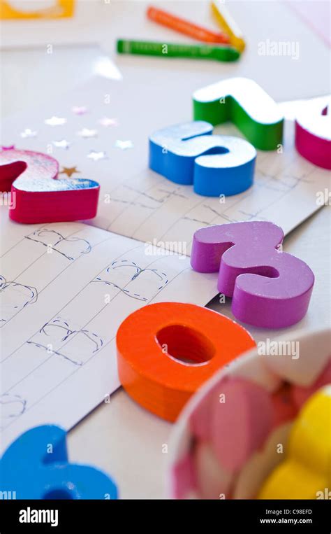 Childrens Mathematics Equipment Stock Photo Alamy