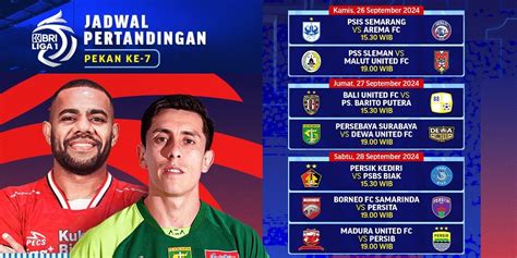 Jadwal Live Streaming Bri Liga 1 Matchweek 7 Di Vidio Pekan Ini