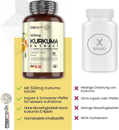 Maxmedix Kurkuma Extrakt Kapseln St Shop Apotheke