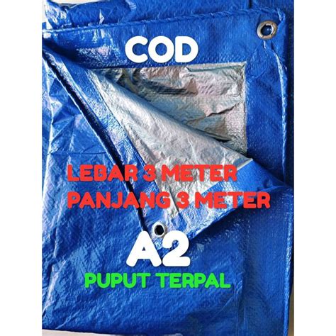 Jual Terpal Plastik A2 Import Ukuran 3x3 Meter Terpal Tenda Shopee