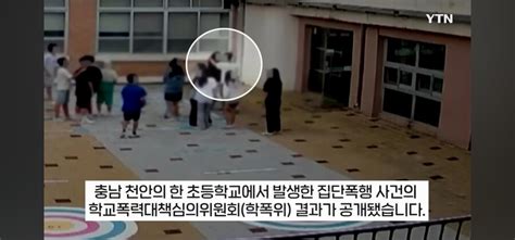 천안 초등학교 집단폭행사건 결과 보고서 유머 게시판