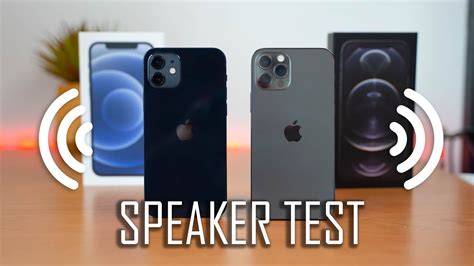 Iphone 12 And Iphone 12 Pro Speaker Test Youtube