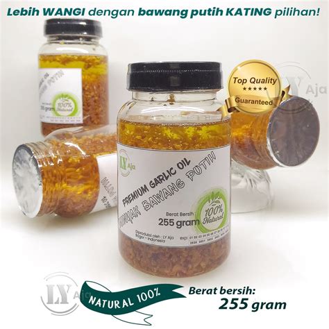 Jual Minyak Bawang Putih Kating Goreng Gram Premium Garlic Oil Ly