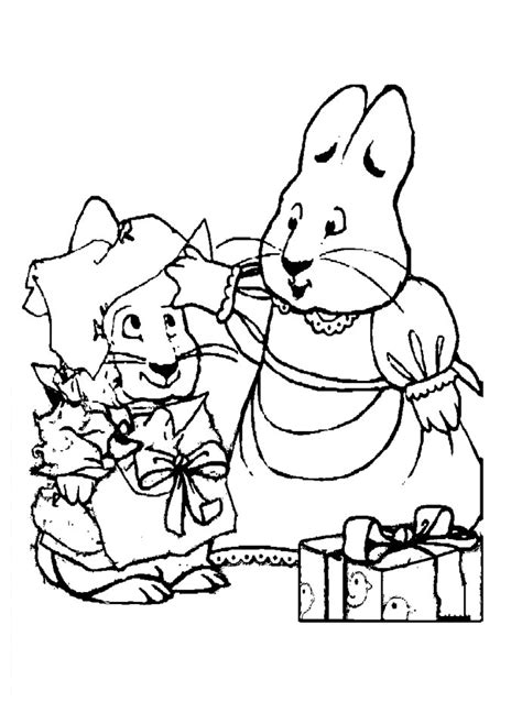 Free Printable Max and Ruby Coloring Pages For Kids