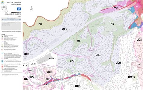 Modifs PLU 5c Plan De Zonage Au 2000ème Secteur Cougoulins Rastines