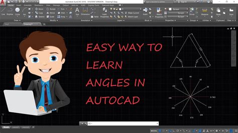 Easy Way To Understand Angles In Autocad Basic Autocad Tutorial 2