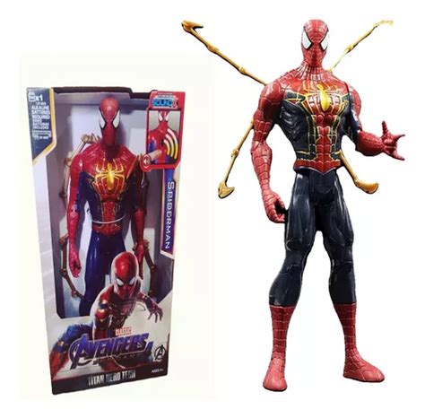 Boneco Homem Aranha C Garras Avengers Articulado 30cm Grande