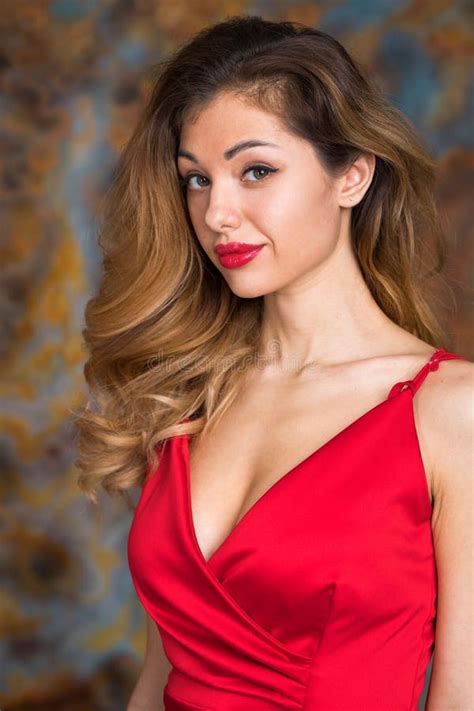 Very And Sensual Blonde Woman Stock Image Image Of Face Glamour