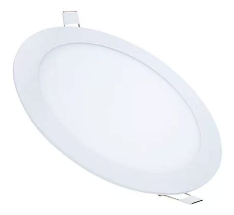 L Mpara De Techo Led Redonda Color Blanco Mercadolibre