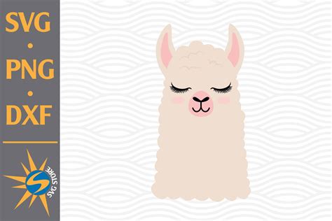 Llama Head Graphic By Svgstoreshop · Creative Fabrica