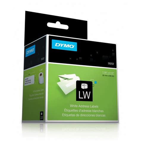 Dymo 30252 White Address Labels 1 1/8" X 3 1/2" – Image Supply