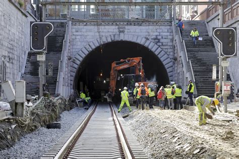 Nach Wasserrohrbruch Züge fahren wieder im Tunnel zwischen Brüssel