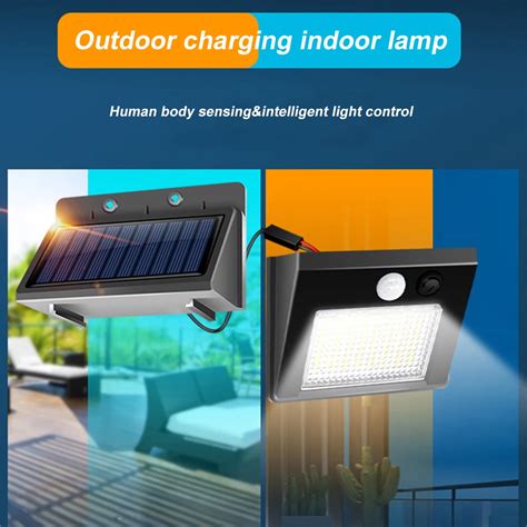 Solar Wall Lights Outdoor With Motion Sensor Leds Ultra Bright Ip