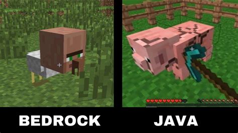 28 Diferencias Entre Bedrock Y Java Minecraft Youtube