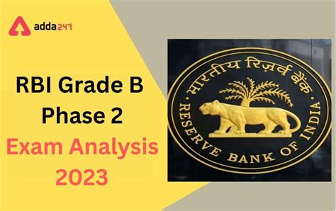 Rbi Grade B Phase Exam Analysis Difficulty Level Review