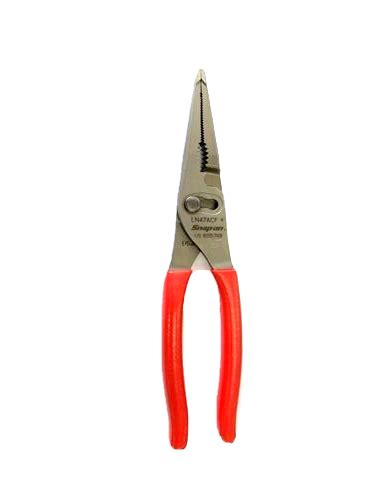 Snap On Tools Red Talon Grip Long Nose Slip Joint Pliers Ln Acf New