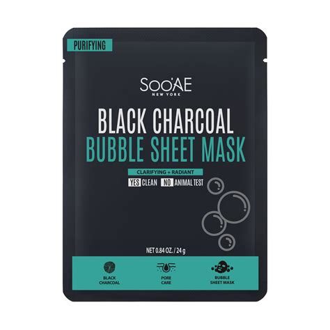 Soo Ae Black Charcoal Bubble Sheet Mask Jj Gold International