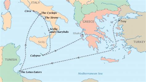 The Odyssey - Map & Timeline - Annenberg Learner