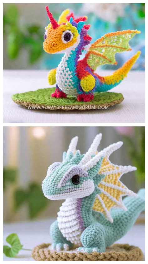 Mithril The Dragon Amigurumi Crochet Free Pattern Always Free Amigurumi