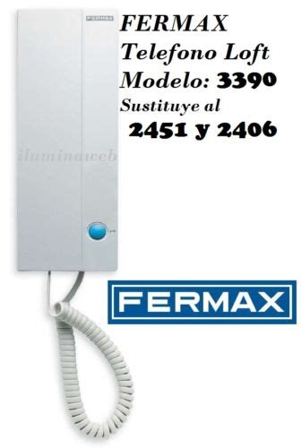 Telefono LOFT VDS FERMAX 3390 2451 Y 2406 Telefonillo Portero