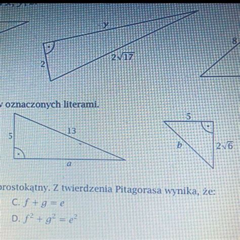 Oblicz Dlugosci Odcinkow Oznaczonych Literami A I