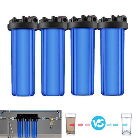 20 Inch Big Blue Whole House Water Filter Housing For RO Home