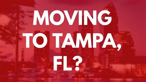 MOVING TO TAMPA FL LIVING IN TAMPA PROS AND CONS OF TAMPA FLORIDA