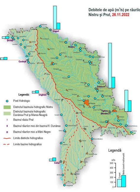 În două zile nivelul apei în r Nistru a crescut de trei ori Est Curier