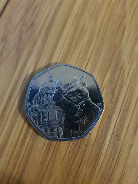 RARE PADDINGTON BEAR 50p Coin at St Pauls Cathedral Collectable Coins £ ...