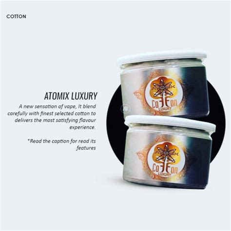 Jual Atomix Luxury Cotton High Quality Vape Cotton With Best Vapor