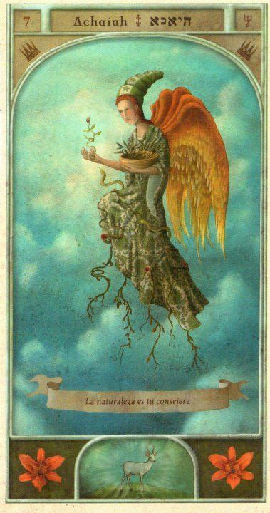 7º ANJO PLANETÁRIO ACHAIAH Tarot de angeles Cartas de los angeles