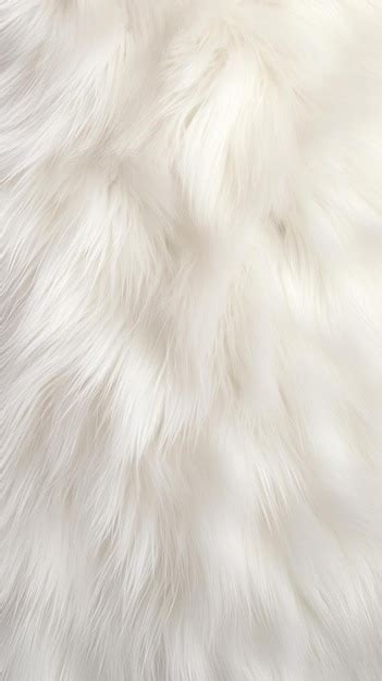 Premium Photo | White fur seamless texture pattern real fur sheets