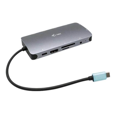 I Tec Usb C Metal Nano Dock Hdmi Vga With Lan Power Delivery W