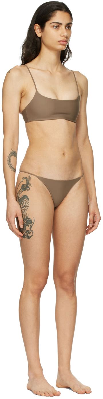 Jade Swim Brown Muse Bare Minimum Bikini Jade Swim