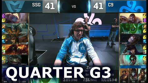 C Vs Ssg Game Quarter Finals Worlds Lol S World