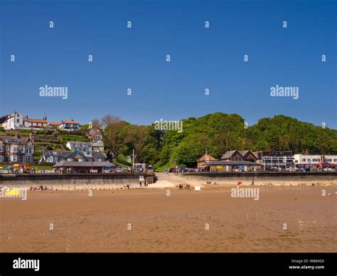 Filey Beach And Seafront Buildings North Yorkshire Uk Stock Photo Alamy