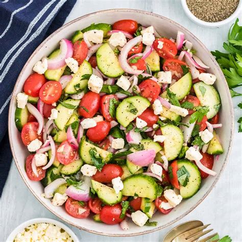 Mediterranean Cucumber Tomato Salad Recipes