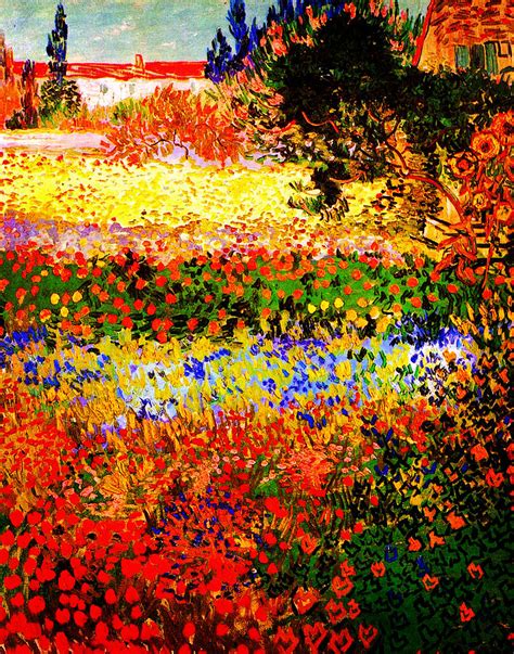 Flowering Garden Painting by Celestial Images - Pixels