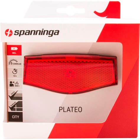 Achterlicht Spanninga Plateo Xb Led 50 80mm Willy S Bikeshop